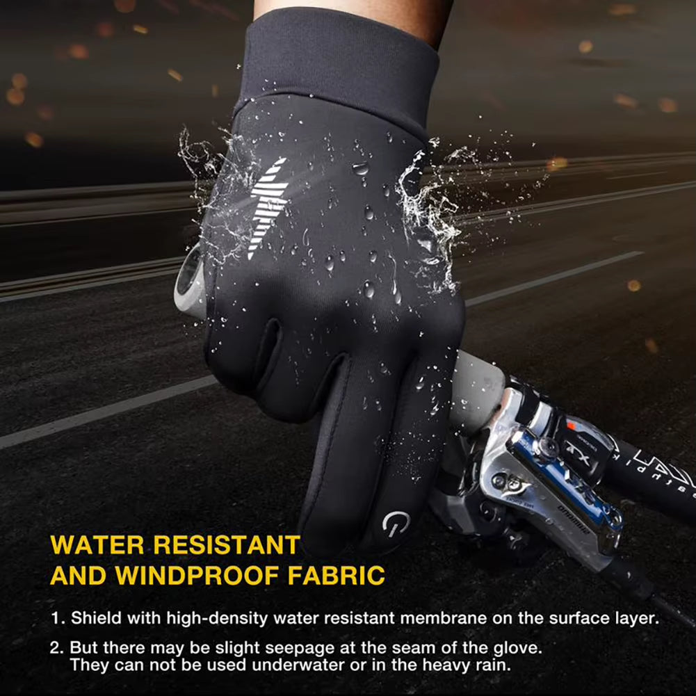 Winter Thermal Gloves Men Women Touchscreen Fleece Lined Anti-Slip Cold Weather Gloves Driving Cycling Skiing Warm Touch Comfort
